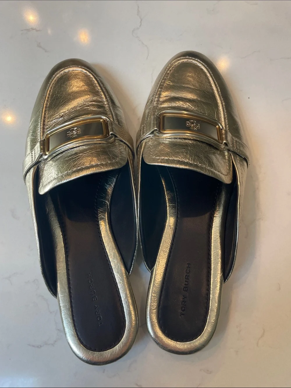 Tory Burch chic metallic